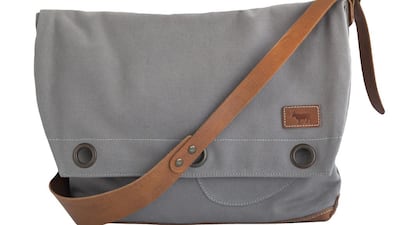 Kingsley Heath messenger bag. Courtesy Kingsley Heath