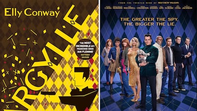 Argylle the book; the film adaptation is screening in cinemas from February 2. Photo: Bantam / Universal Pictures