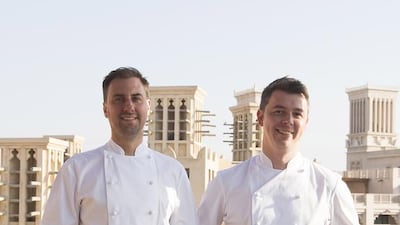 Nick Alvis ( Chef-Patron, Folly ) and Scott Price ( Chef-Patron, Folly ) will be running The Folly restaurant in Souk Madinat Jumeirah. Jeffrey E Biteng / The National
