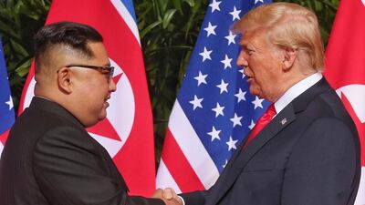Donald Trump and Kim Jong-un, having made history in Singapore with their unprecedented summit, should follow it up with credible action. The Straits Times via AP