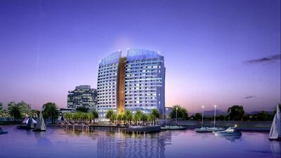 The new InterContinental Abu Dhabi - Grand Marina is set to open in 2016. Courtesy IHG