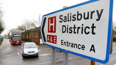 Yulia Skripal was discharged from hospital in Salisbury on Monday. Peter Nicholls / Reuters