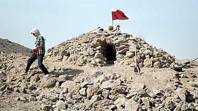 Beginning in 1959, Sheikh Zayed drove Danish teams from Moesgård Museum to sites where he knew ancient remains were buried. This tomb in Al Ain dates back to the Early Bronze Age.
