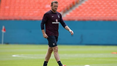 England's Wayne Rooney takes part in the team's training session in Miami. Florida, USA on Tuesday. Wolfgang Rattay / Reuters / June 3, 2014