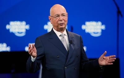 World Economic Forum founder Klaus Schwab. Reuters