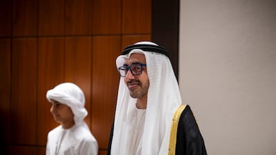 Sheikh Abdullah bin Zayed spoke of the need to bring the war in Sudan to an end. Omar Al Askar / UAE Presidential Court