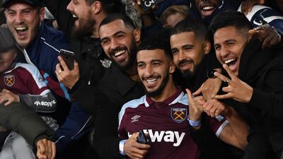 West Ham's Said Benrahma, 29 shots. EPA