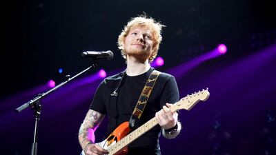 Ed Sheeran performs at KIIS FM's Jingle Ball 2014 at the Staples Center in Los Angeles, California. Jason Merritt / Getty Images for iHeartMedia / AFP