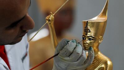 The bulk of the replicas produced are of artefacts from Ancient Egypt. Reuters