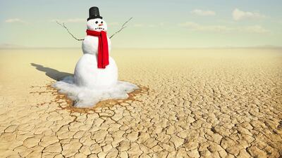 Weather in the UAE has dropped as low as 10 degrees in parts of the country. Getty Images