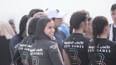 F3 team arrive at day one of Dubai Gov Games.