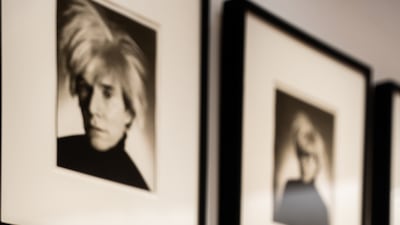 The exhibition also features one of Warhol's wigs, a testament to his transformation into one of the most famous people on Earth. Photo: Arts AlUla / The Andy Warhol Foundation for the Visual Arts