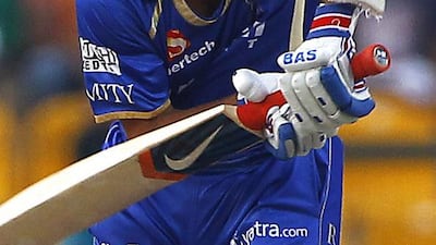 Ajinkya Rahane scored 47 for Rajasthan Royals. Jeffrey E Biteng / The National