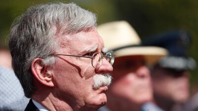 US National Security Adviser John Bolton attending the commemoration marking the 75th D-Day anniversary in Colleville-sur-Mer, France, 6 June 2019. EPA