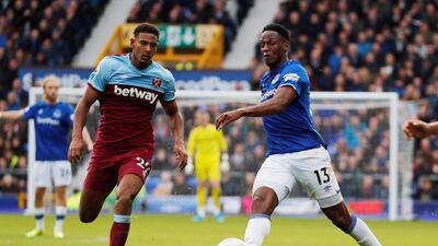 Centre-back: Yerry Mina (Everton) – The Colombian produced his best performance of the season to dominate at the back against West Ham. Also almost scored. Reuters