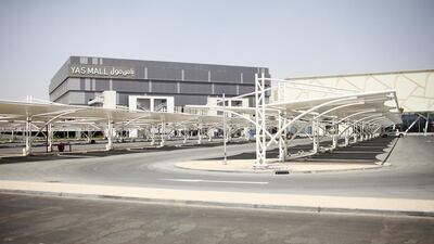 Yas Mall will have more than 370 stores under one roof, including: Debenhams, Marks & Spencer, Chalhoub Department Store, Vox Cinemas, Lego and, Geant, as well as The Cheesecake Factory, PF Changs, Angelina and Paul Café, House of Fraser, Mango, Zara, Ted Baker and Adidas. Lee Hoagland / The National