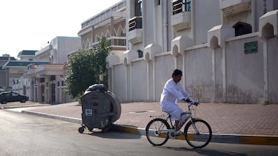 The Al Zaab neighborhood in Abu Dhabi. Sammy Dallal / The National