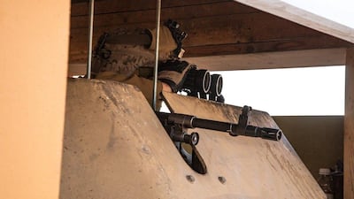 US Marines of the Special Purpose Marine Air-Ground Task Force-Crisis Response-Central Command 19.2 keep watch. Reuters