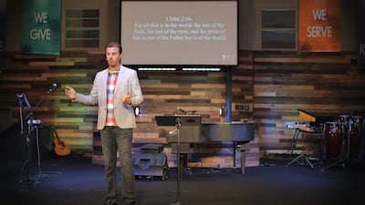 John-Paul Miller preaching at Solid Rock Church. Netflix
