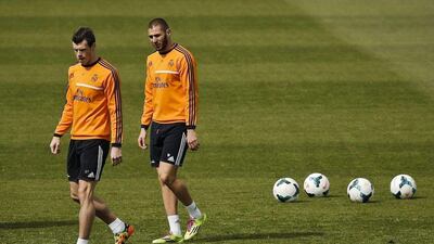 Gareth Bale and Real Madrid are third in La Liga, two points behind Barca and three behind Atletico. Emilio Naranjo / EPA