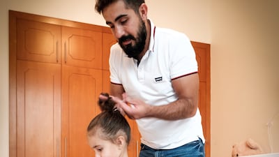 Radwan, 35, is an investor and father of Ella, his two-and-a-half-year-old daughter. Photo: Alanood Ghazi Mubarak / Swedish Embassy Abu Dhabi