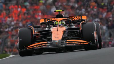 McLaren driver Lando Norris during qualifying. AP