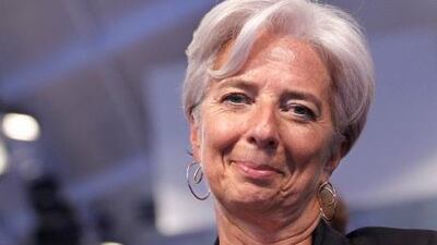 Christine Lagarde, France's finance minister, enters the running to succeed Dominique Strauss-Kahn as managing director of the IMF. EPA/IAN LANGSDON