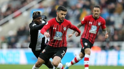 Shane Long of Southampton, 23.21mph. Getty
