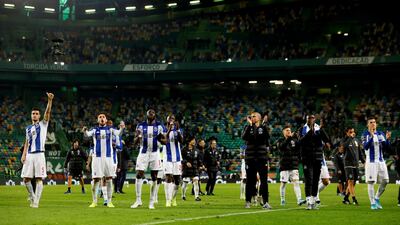 Porto lead the Portuguese Primeira Liga by one point over rivals Benfica with 10 games left. Reuters