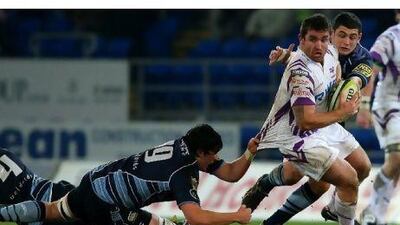 Welsh side the Ospreys, in white, are looking to expand their brand in the Middle East.
