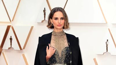 Natalie Portman, in Dior, arrives for the 92nd annual Academy Awards at the Dolby Theatre in Hollywood, California, on February 9, 2020. EPA