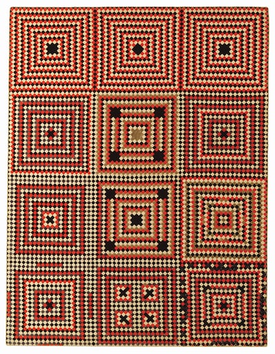 Soldier's Quilt: Square Within a Square. AP