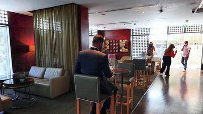 The latest requirement cuts the risk of people spreading the virus. Pawan Singh / The National