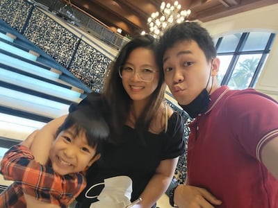Kael Lim lives in Manila with his mother, Manel, while dad Gabriel works in the US. Photo: Manel Lim