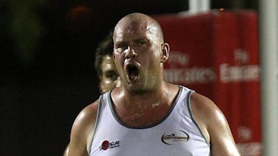 Dubai Hurricanes player-coach Chris Burch.