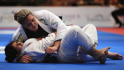 At 105 kg, Gabrielle Garcia has dominated the world circuit and loves many things about being in Abu Dhabi. Ravindranath K / The National