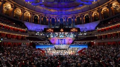 Music lovers pack the Royal Albert Hall in London, U.K., on Aug. 8, 2006. This year's annual BBC3 Proms concert series runs from July 16 through Sept. 11. Source: BBC Proms via Bloomberg EDITOR'S NOTE: NO SALES. EDITORIAL USE ONLY.