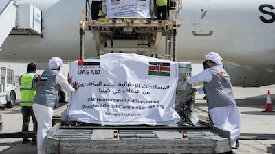 The UAE Aid Agency co-ordinates relief operations in support of needy communities around the world. Photo: Wam