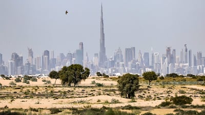 Dubai authorities responded to a series of drone incidents on Thursday. AFP