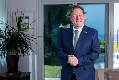 Darragh O’Brien said ties between Ireland and the UAE are warm and historic. Ryan Lim for The National