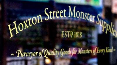 It looks like just another magic retail outlet, but actually Hoxton Street Monster Supplies is a front for the Ministry of Stories.