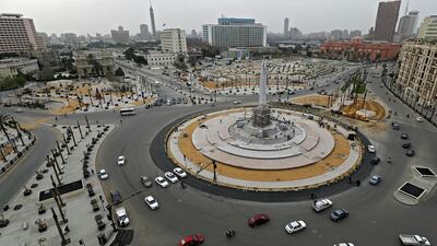 Cairo's Tahrir square today. AFP