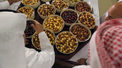 Dates at Liwa Date Festival. Courtesy Liwa Date Festival