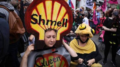 The campaign group is aiming to disrupt the City of London and further afield and put climate change at the top of the agenda in the run-up to the UK hosting the Cop26 summit in November. Getty Images