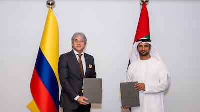 Abu Dhabi's Department of Energy signed a five-year pact with Colombia's Ministry of Mines and Energy to boost co-operation. Photo: DoE