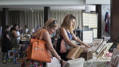 Shopping Soiree held at the Abu Dhabi Gold Club. Mona Al Marzooqi / The National