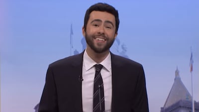 Ramy Youssef as Zohran Mamdani. Photo: Saturday Night Live / YouTube