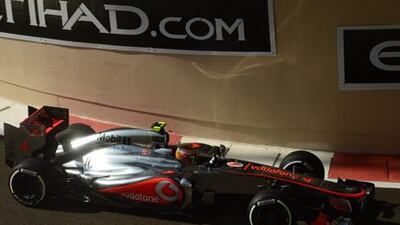 Lewis Hamilton dominated qualifying at Yas Marina Circuit to take pole position for the 2012 Abu Dhabi Grand Prix