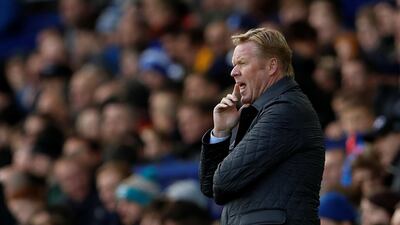 Everton manager Ronald Koeman is under severe pressure following a disappointing start to the season. Reuters/Lee Smith