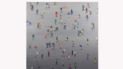 Sameer Kulavoor's 'A Man in the Crowd'. Courtesy TARQ